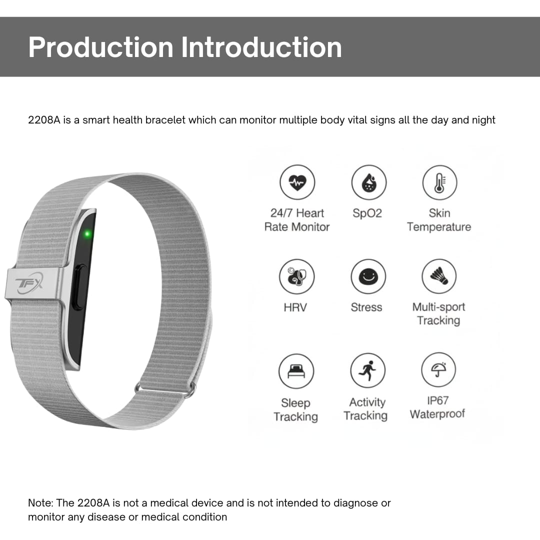 Smart Band: Heart Rate, Blood Pressure & Fitness Tracker for Active Living - Image 2