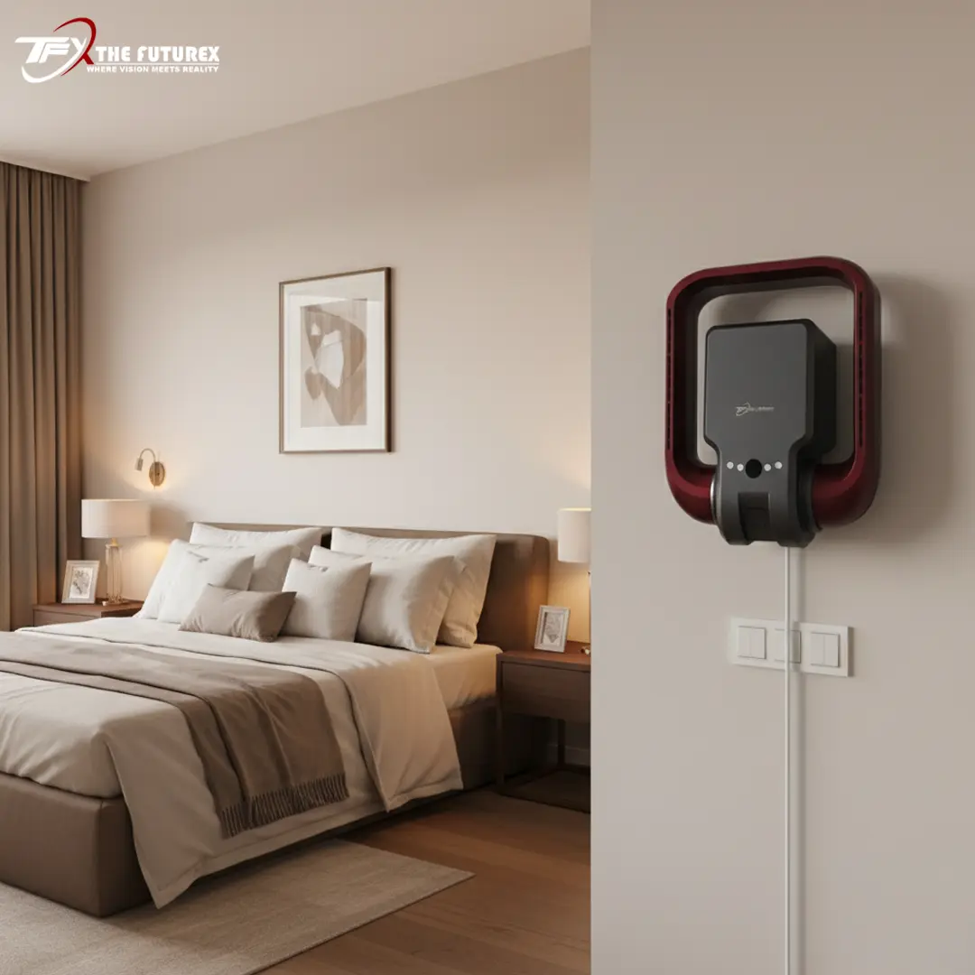 Wall-Mounted Bladeless Cooling & Heater Fan with Air Purifier - Image 4
