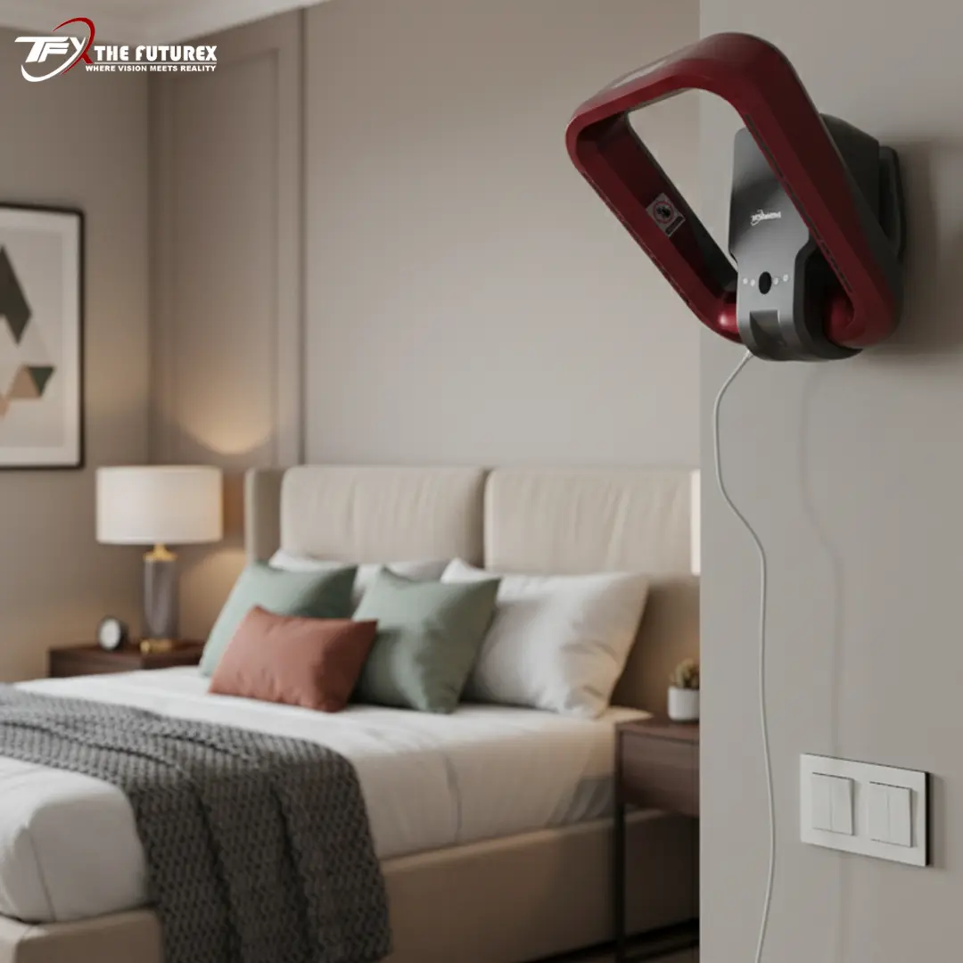 Wall-Mounted Bladeless Cooling & Heater Fan with Air Purifier - Image 2